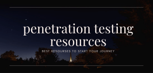 penetration testing resources.